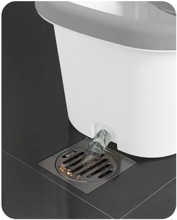 Microfiber Spin Mop and Bucket Set for Indoor Cleaning